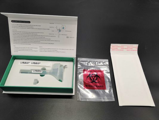 DNA-het Klantgerichte Boek met harde kaft van de Inzamelingskit for collecting saliva samples van het RNAspeeksel,