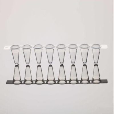 PCR de 8-strook Buis dekt Duidelijke Geschikte 0.2mL-PCR Buisstroken voor qPCR af
