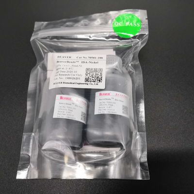 100 ml Zijn het IDA-Nikkel van de Markerings Eiwitreiniging Magnetische Parels 30μm 10%-Volumepercentage